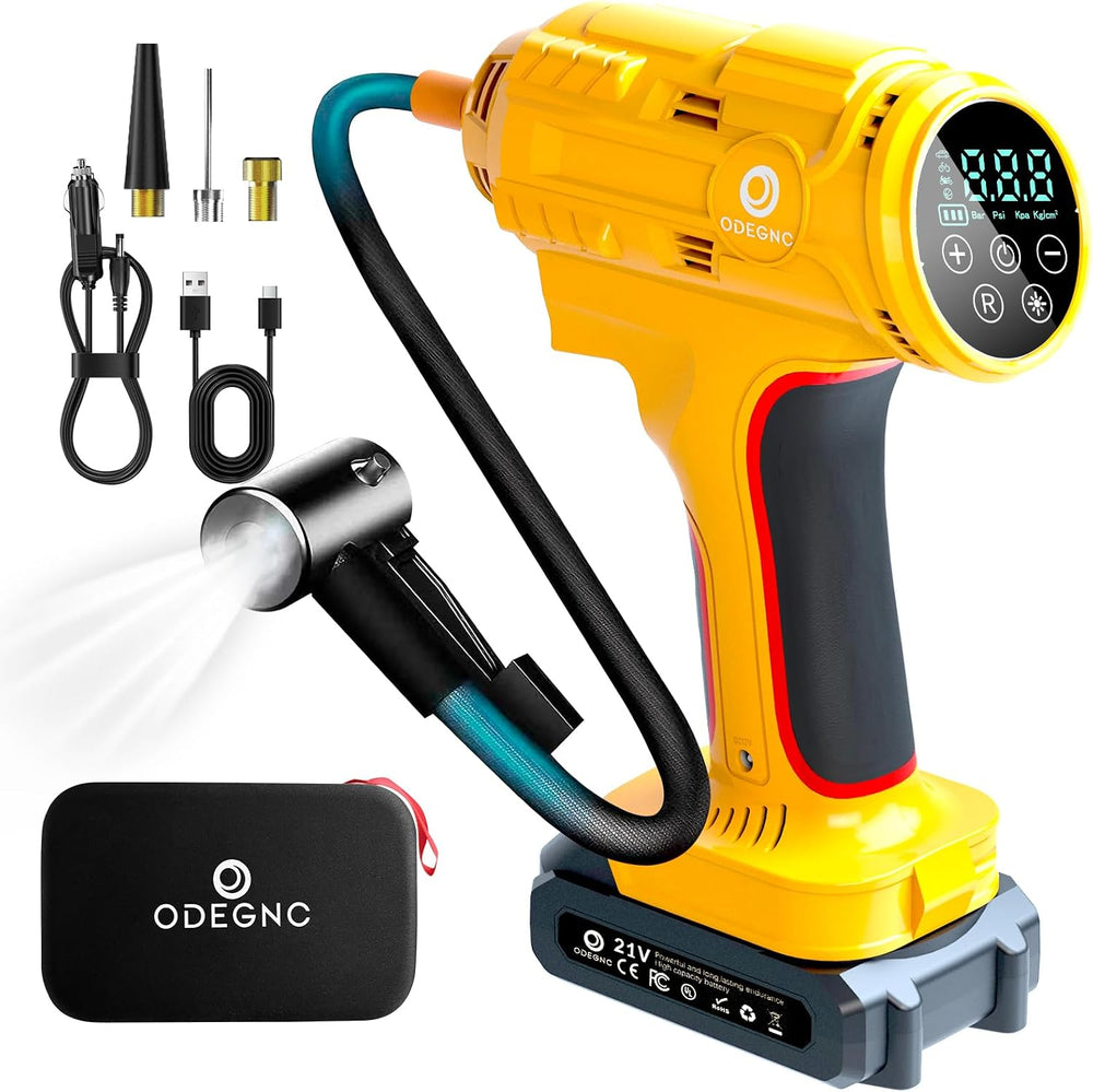 Cordless Air Compressor,160PSI Portable Tire Inflator with 10000mAh Battery &...