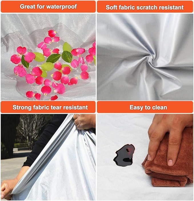 Kayme Hatchback Car Covers Waterproof All Weather, Sun Uv Rain Protection