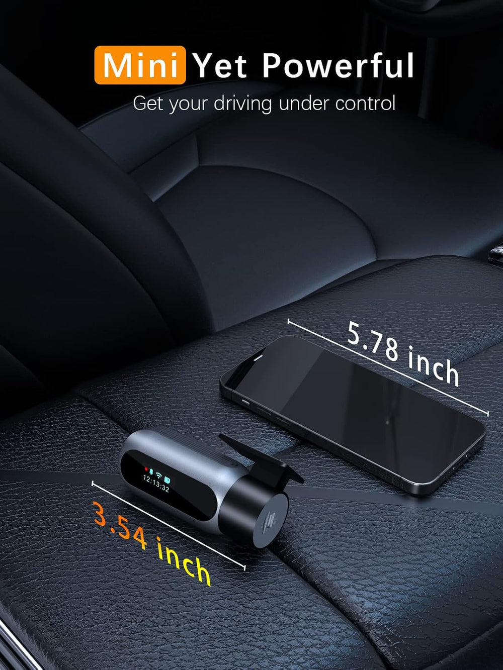 ARIFAYZ Dash Cam WiFi FHD 1080P Car Camera, Front Dash Camera for Cars, Mini ...