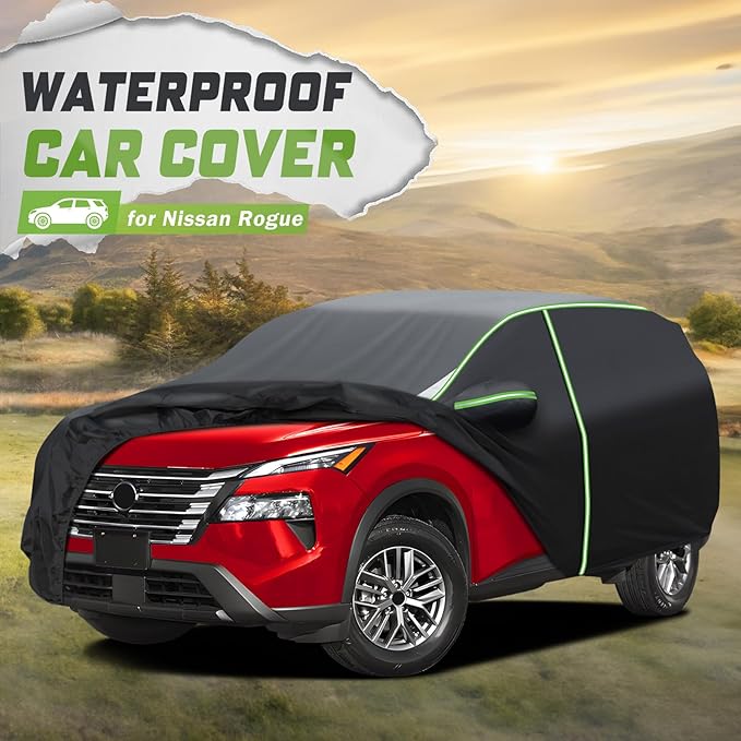 Mixsuper Liner Car Cover for Nissan Rogue 2008-2026, 7 Layers Waterproof All