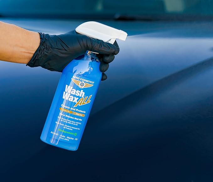 Wet or Waterless Wash Wax Kit 144oz UV Protection. Cleans, and Shines. Aircraft