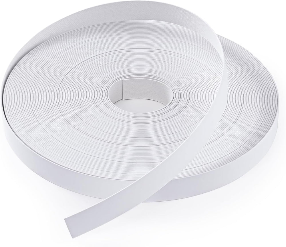 PVC Edge Banding 3/4 inch x 100 ft Veneer Edge Banding White with Hot Melt Ad...