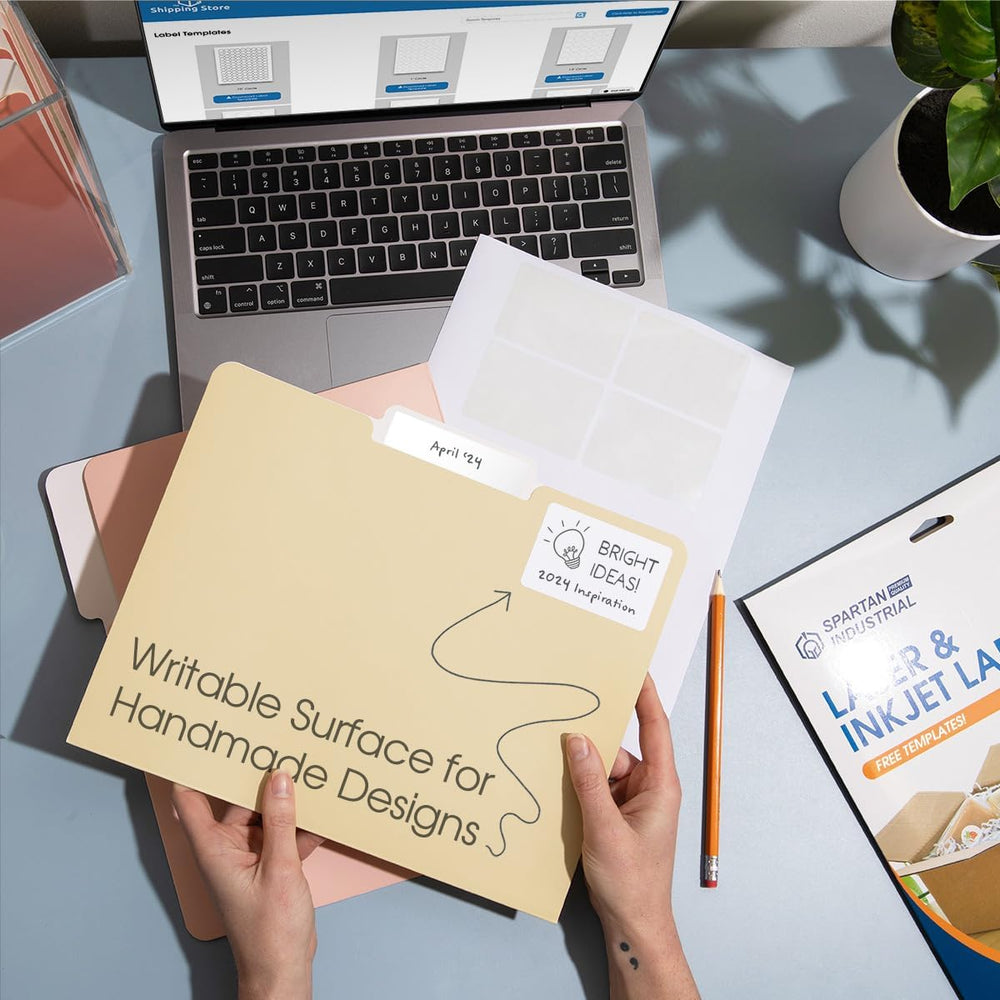 4.25" X 5.5" Matte White Printable Shipping Labels