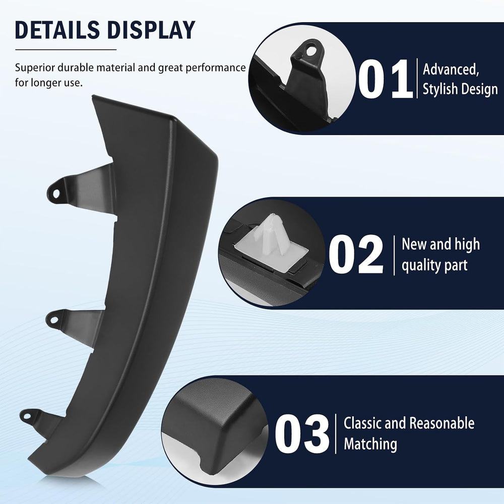 Front Passenger Side Wheel Fender Flare Molding Fit for Ram 4500 5500 2019 20...