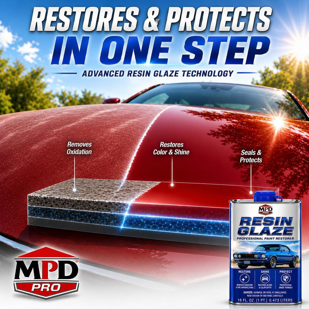 MPD Pro Automobile Resin Glaze Cleaner & Polish - 16oz - Paint Restoratio...