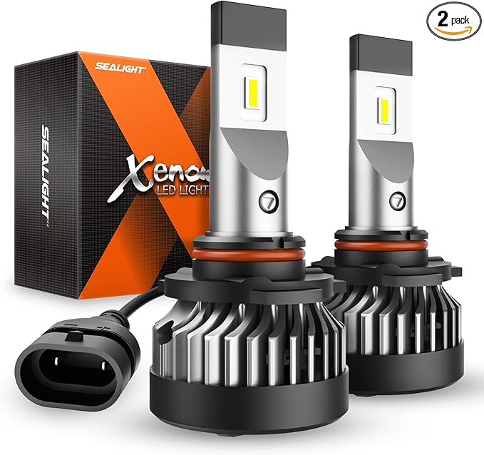SEALIGHT H10 9145 LED Fog Light Bulbs or DRL, 600% Brightness 6500K Cool Whit...