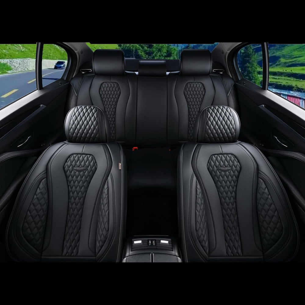 Coverado Seat Covers, Car Seat Covers Full Set, Black Car Seat Cover, Car Sea...