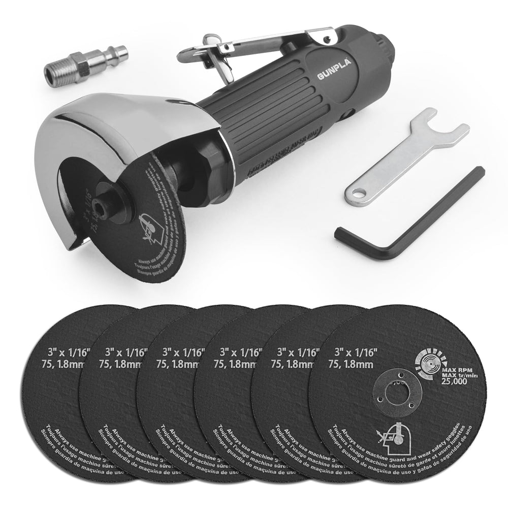 Air Cut Off Tool,Pneumatic Cut Off Tool with 6Pcs 3-inch Die Grinder Cut-Off ...