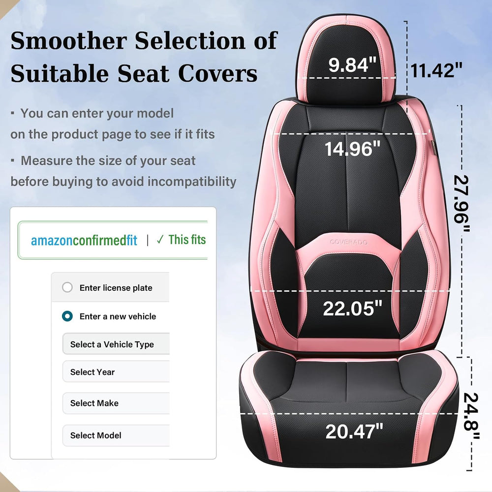 Coverado Seat Covers, Car Seat Covers Front Seats, Nappa Leather Seat Covers ...