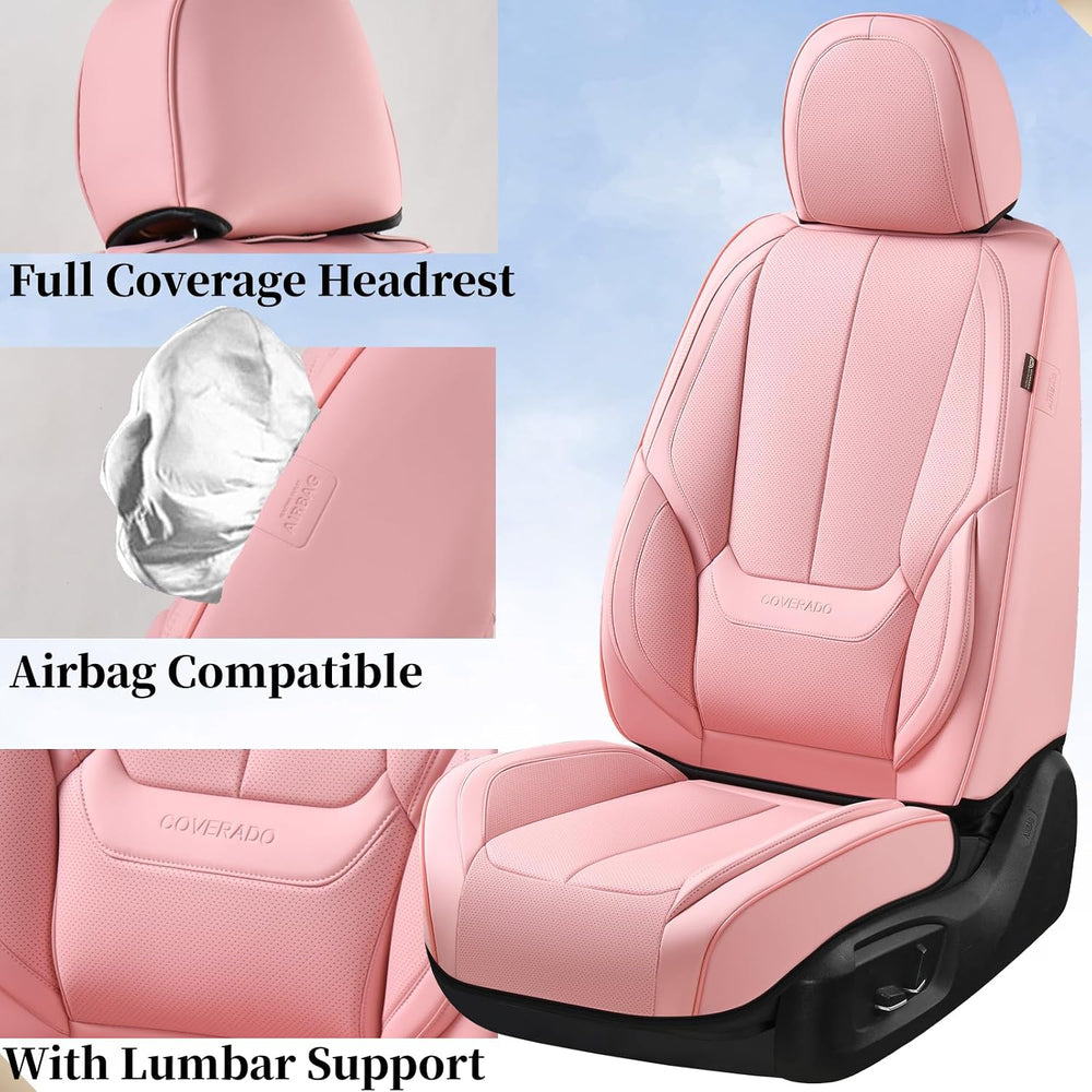 Coverado Car Seat Covers Full Set, Seat Covers for Cars,Car Seat Covers Front...