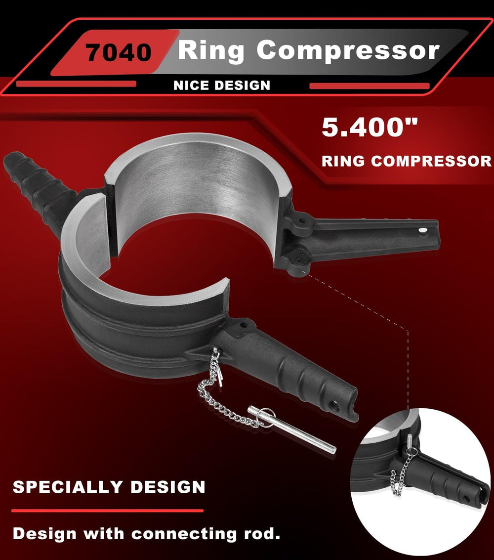 Camoo 7040 Piston Ring Compressor 5.4" Bore Alternative to PT-7040, Comp...