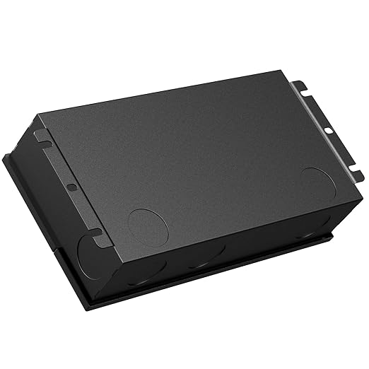 EMITEVER 60W Dimmable LED Driver, 24V Triac Dimmable Power Supply, AC to DC