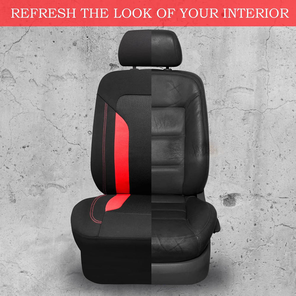 CAR PASS 3D Air Mesh Car Seat Covers Full Set, Breathable Sporty Rear Bench w...