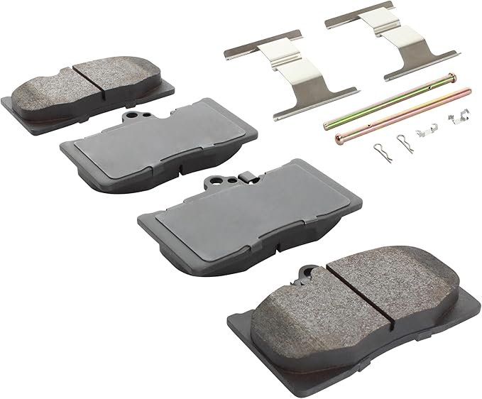 Premium Semi-Metallic Front Brake Pads Compatible