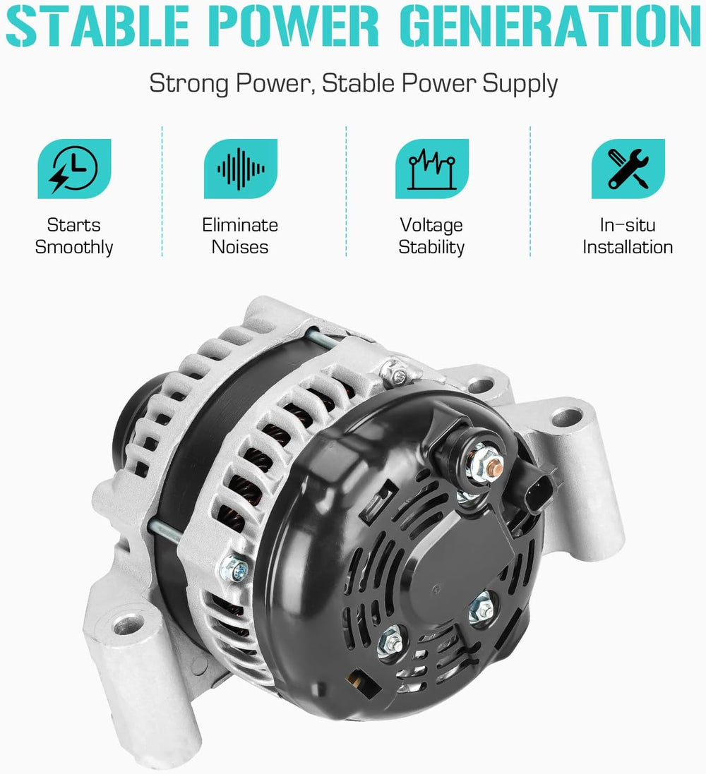 New Alternator 3.6 3.6L Fit for Chrysler 300 2011-2017, for Dodge Charger Cha...