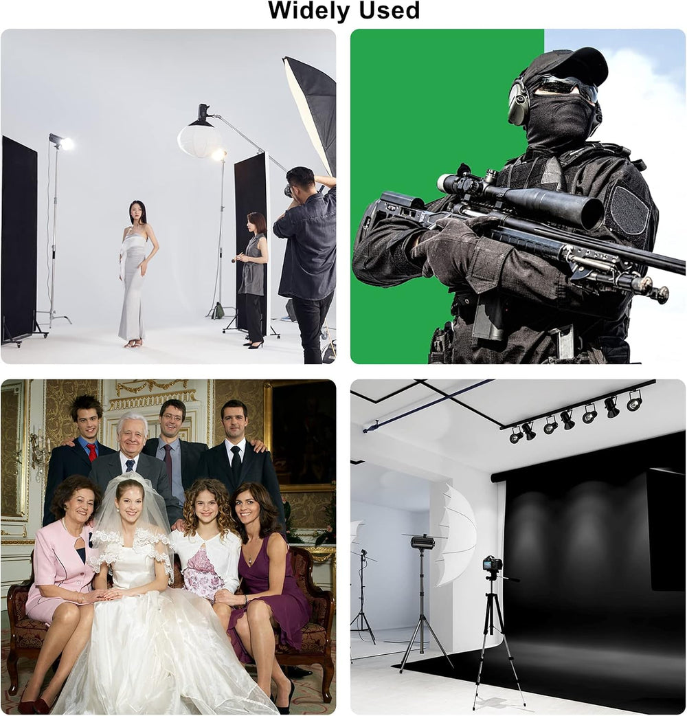 Photography Lighting kit with Backdrops, 8.5x10ft Backdrop Stands, UL Certifi...