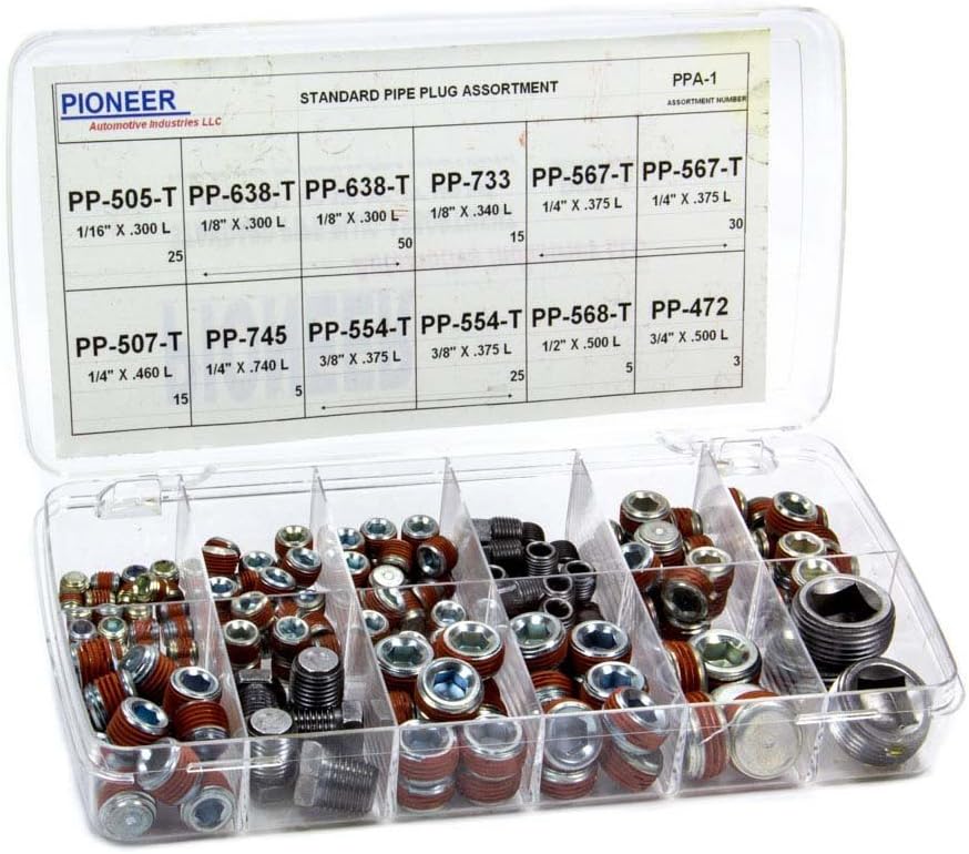 Pioneer PPA-1 Standard Pipe Plug Assortment Kit