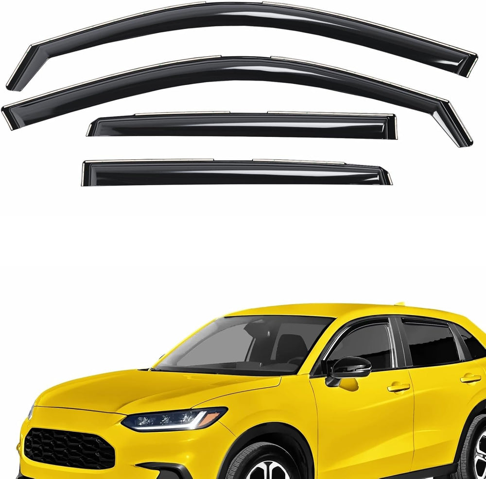 Extra Durable Window Deflectors in-Channel Window Visors Rain Guards Fit (4pcs)