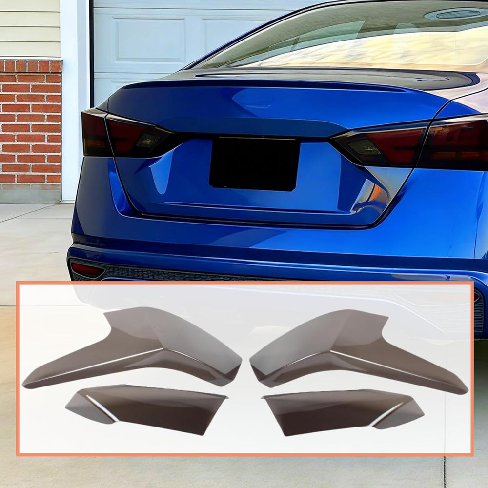MUTUSAISI Tail Light Covers Guards Fit for Nissan Altima 2019-2025, Smoked Bl...