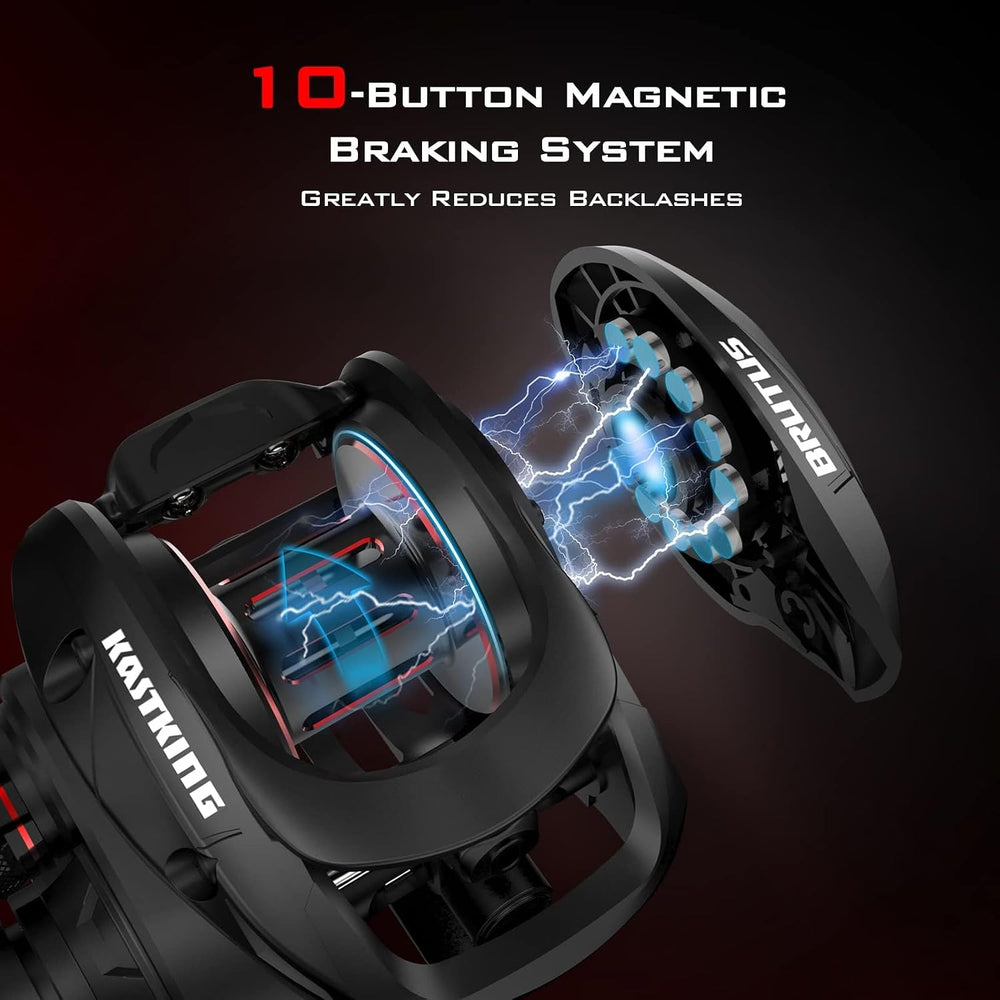 KastKing Brutus Baitcasting Fishing Reels, 7.2:1 Gear Ratio