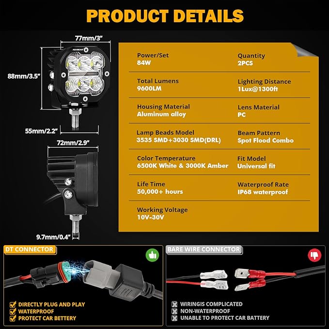 Auxbeam XP-Ultra Series 3 Inch LED Pod
