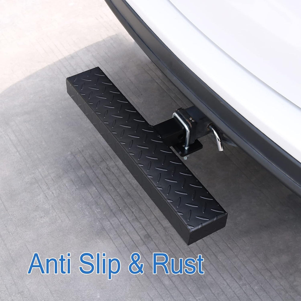 DICMIC Hitch Step Anti Slip and Rust Towing Bumper Guard for Most Car SUV Tru...