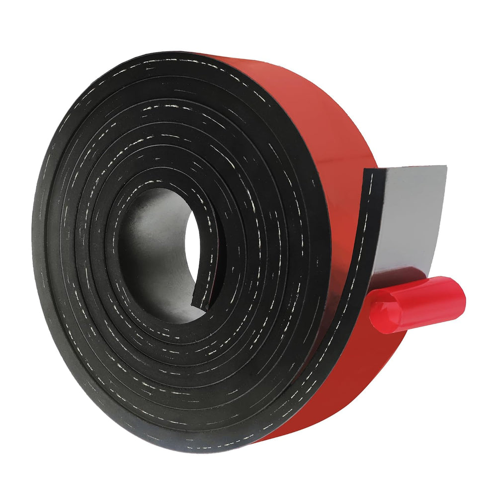 Reinforced Adhesive Solid Rubber Strips Cloth Inserted, 1/2" Thick x 2&q...