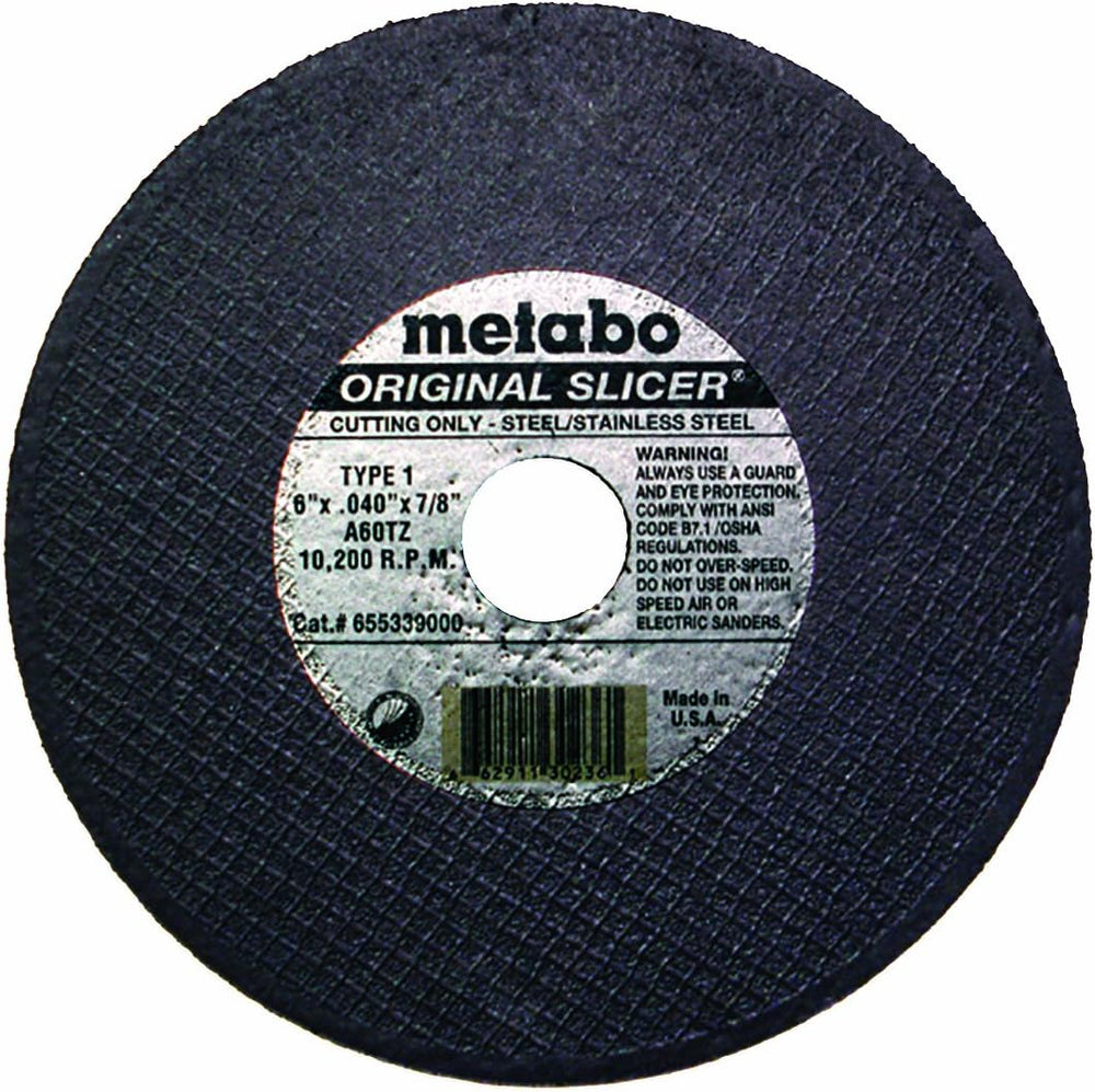 6 Inch x .040 Metabo Abrasive Cutoff Wheel - 10 Pack