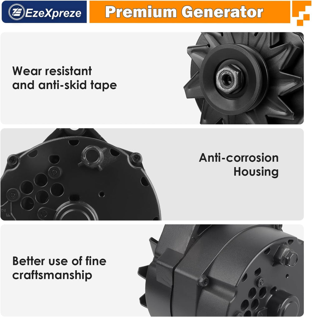 Ezexpreze 120A Upgraded 1 Wire GM Alternator New Self Exciting High Output 10...