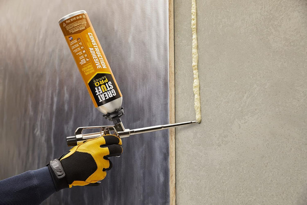 GREAT STUFF PRO Construction Adhesive for Wall & Floor - 26.5oz Polyureth...