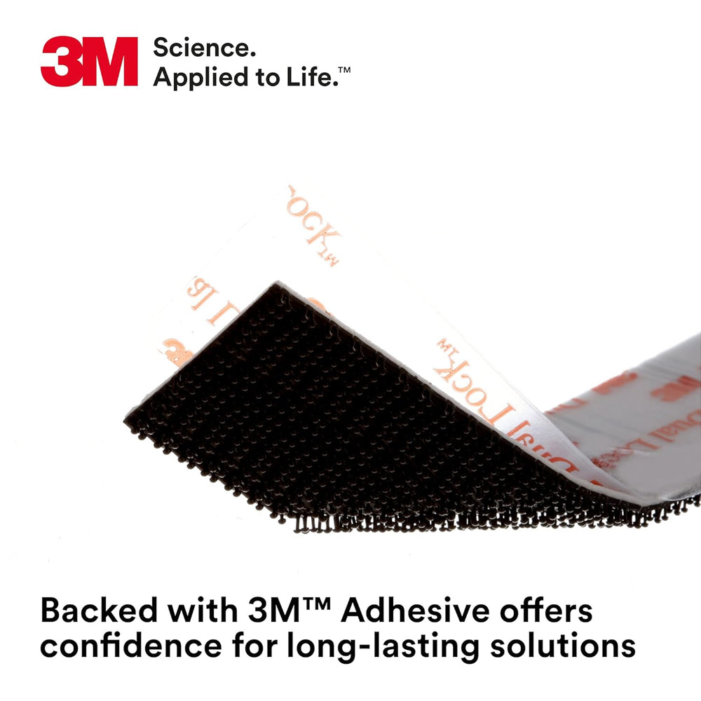 3M Dual Lock Reclosable Fasteners Heavy Duty Industrial Use Black TB3550 1&qu...