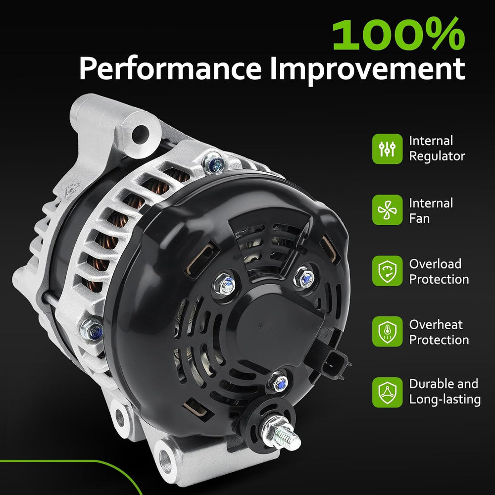 11570 New Alternator Replacement for V6 3.6 L Dodge Grand Caravan 11-20, Jour...
