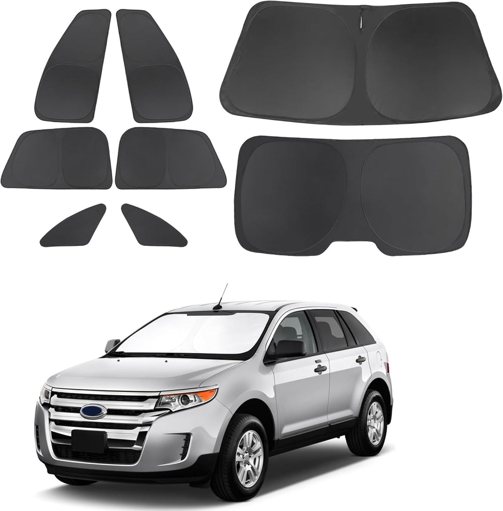 TINGLU Window Shades for Ford Edge 2007-2014 Accessories Car Side Full Window...