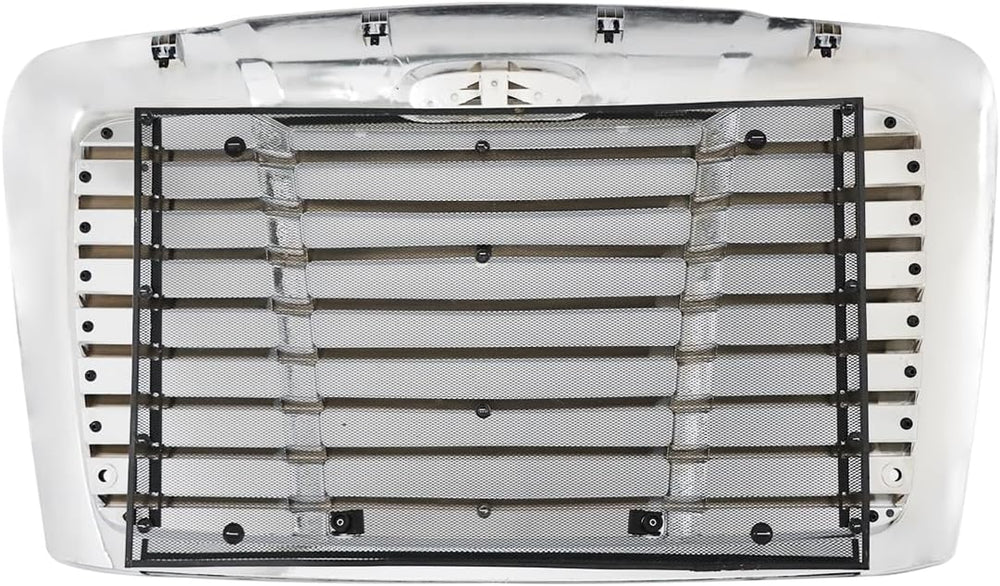 Front Hood Radiator Grille With Bug Screen Compatible With 2008-2017 Freightl...