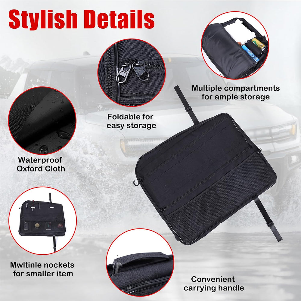 Roof Organizer Bag Storage for Hummer EV Accessories Sunroof Rooftop Panel Wa...