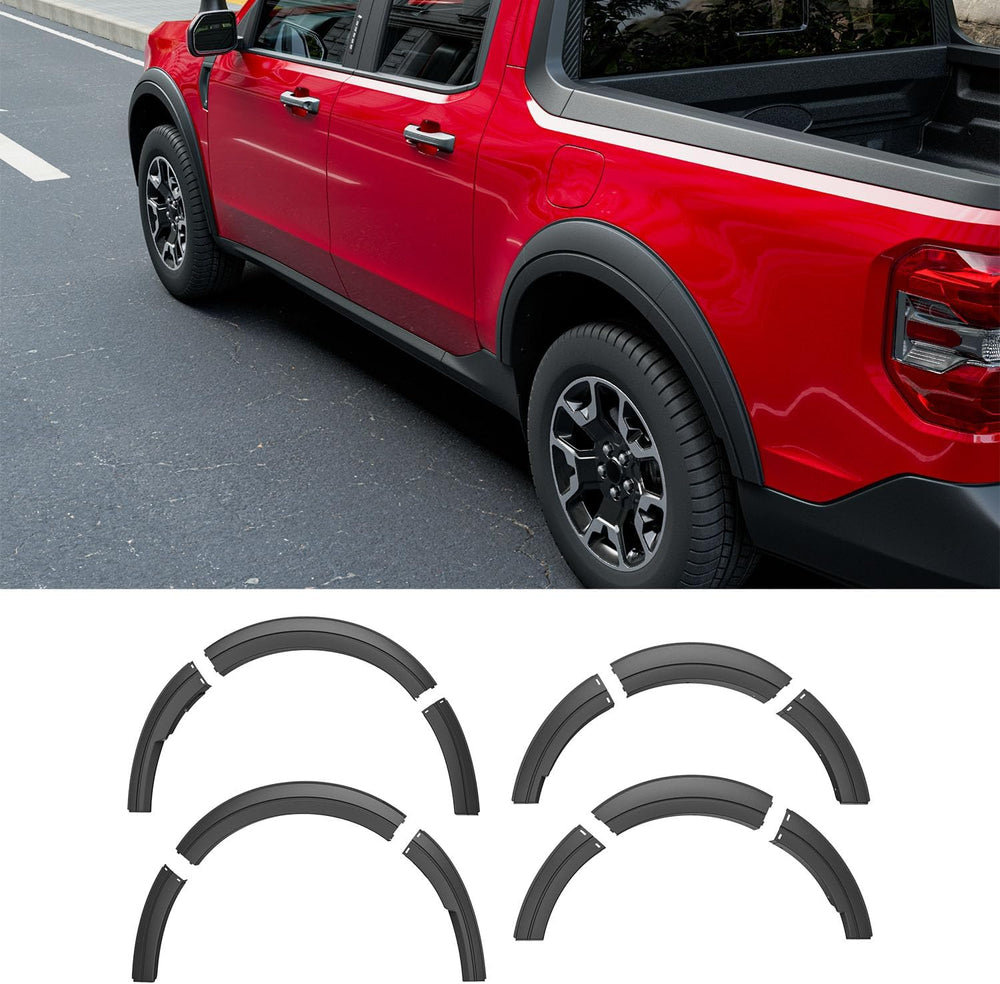 xipoqix Three-section Fender Flares Compatible with 2022-2025 Ford Maverick 1...