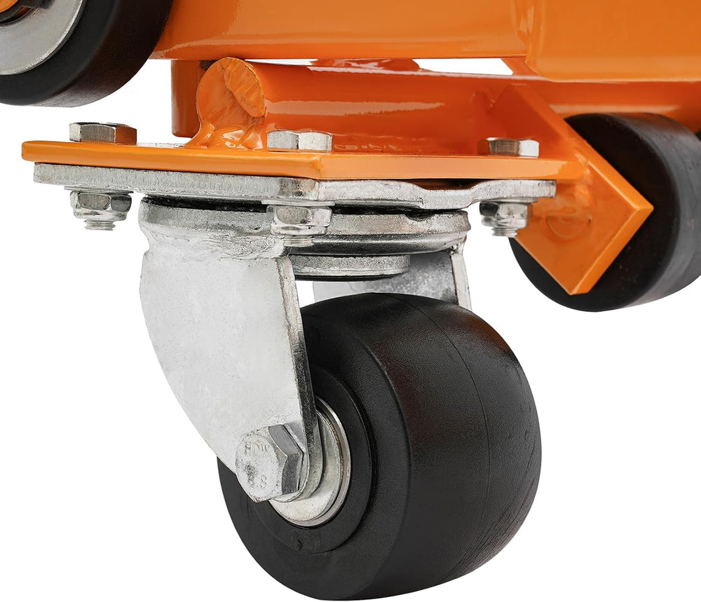 1T Wheel Dolly, Lever Type Car Moving Dolly Yellow | Car Wheel Dolly Tire Lif...