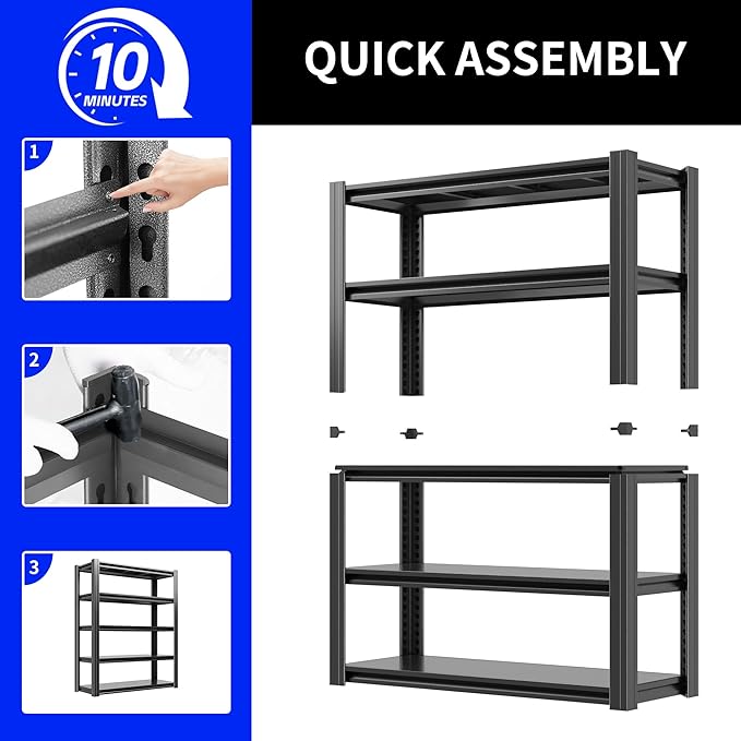 Metal Storage Shelving Heavy Duty, Shelves Unit