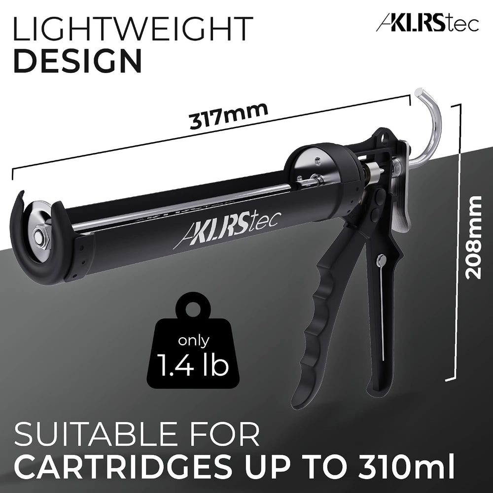 KLRStec Premium Mechanical Cartridge Gun Made of Metal - 2K Silicone Gun/Pres...