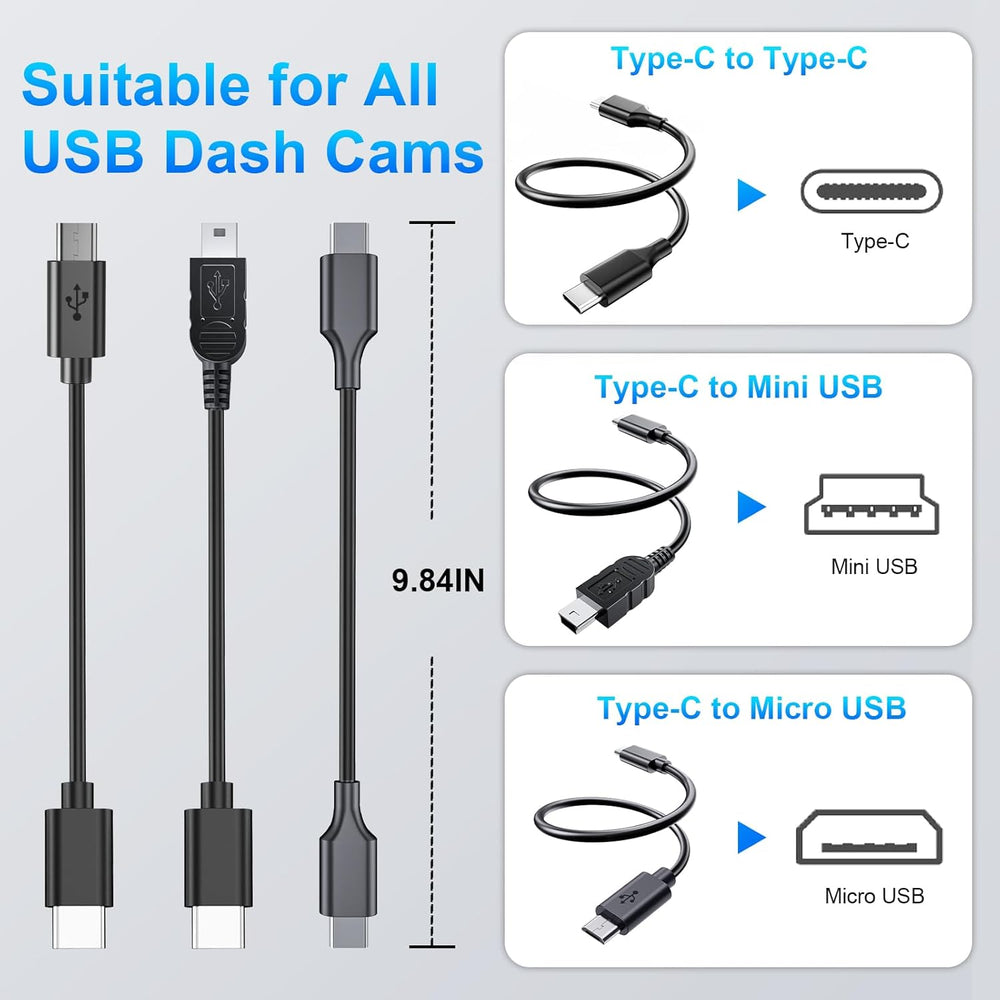 Dashcam Power Adapter Custom for GM 10 Pin (Model A) for Chevy GMC Buick Cadi...