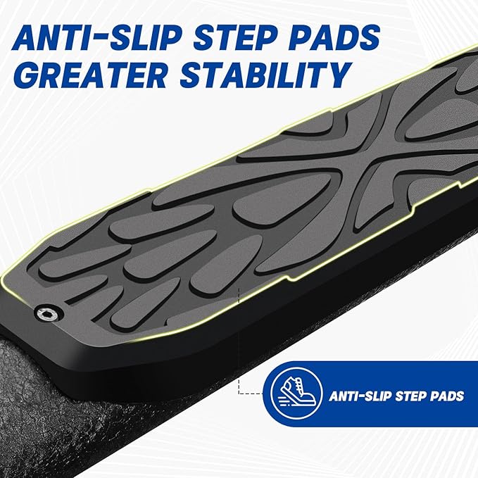 3.5 Inches Oval Tube Step Bar Running Boards Compatible