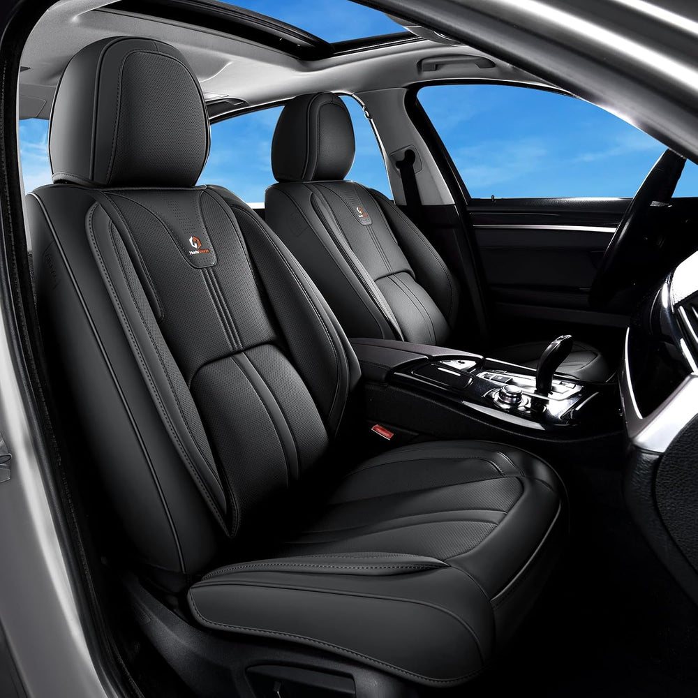 Huidasource Car Seat Covers Full Set Luxury Nappa Leather, Seat Cover with Ve...