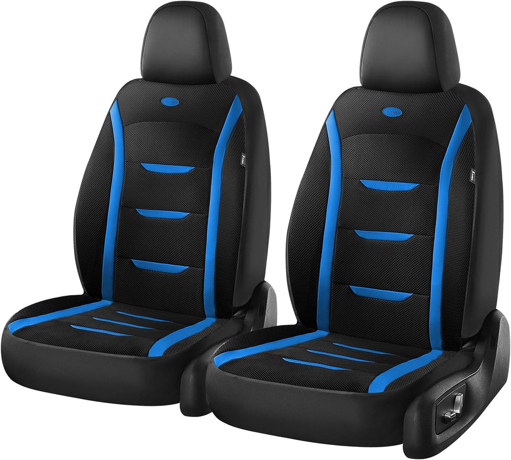 Front Car Seat Covers Air Cool Mesh Thick Car Seat Covers Car Seat Protectors...