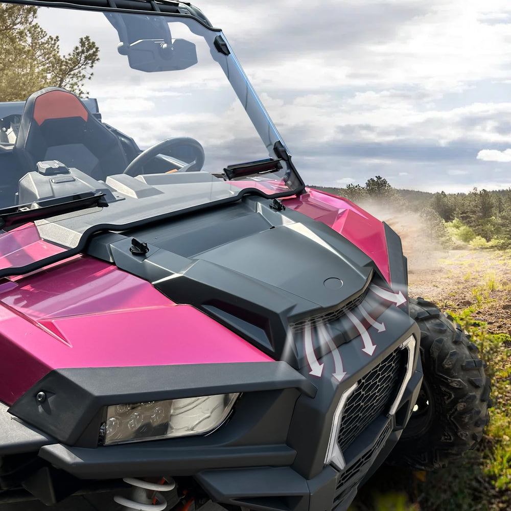 Turbo Hood for RZR XP 1000 14-18, Black Air Intake Vent Compatible with Polar...