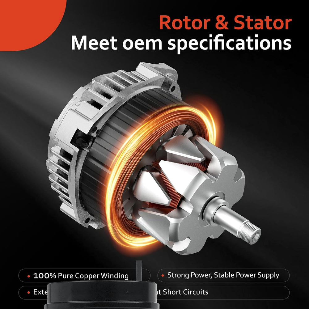 New Alternator 150 AMP for 2014-2019 Chevy Silverado 1500 2500 3500 Suburban,...
