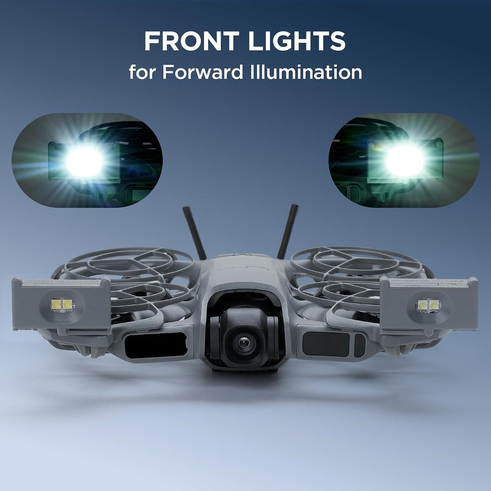 Neo2Beam Search Light Kit for DJI Neo 2, Compact Headlamp for Night Flying