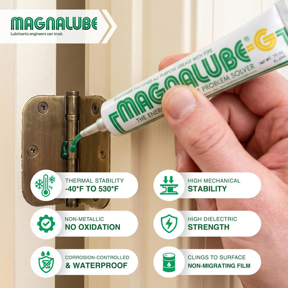 Magnalube-G All-Purpose PTFE Grease, Waterproof - 0.75 oz Tube, 10 Pack