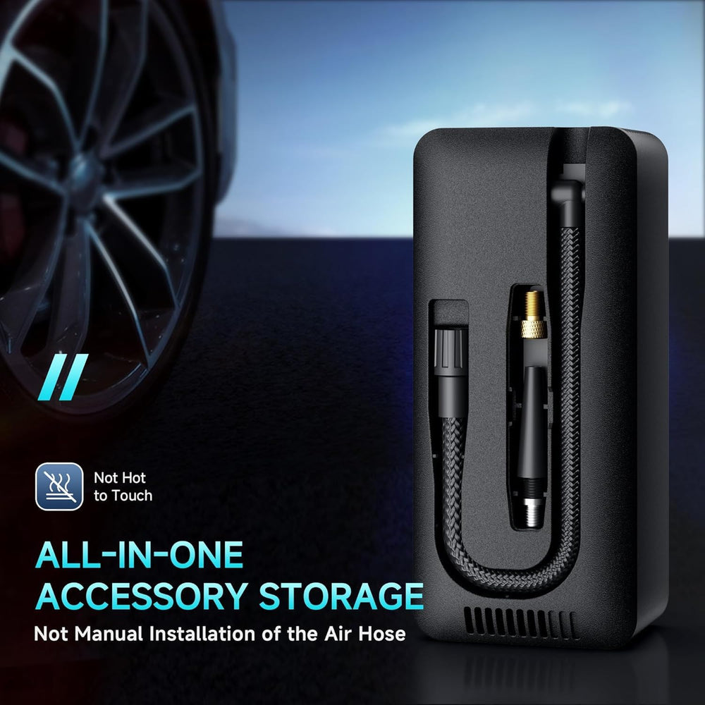 Tire Inflator Portable Air Compressor, 150PSI Electric Tire Pump for Car