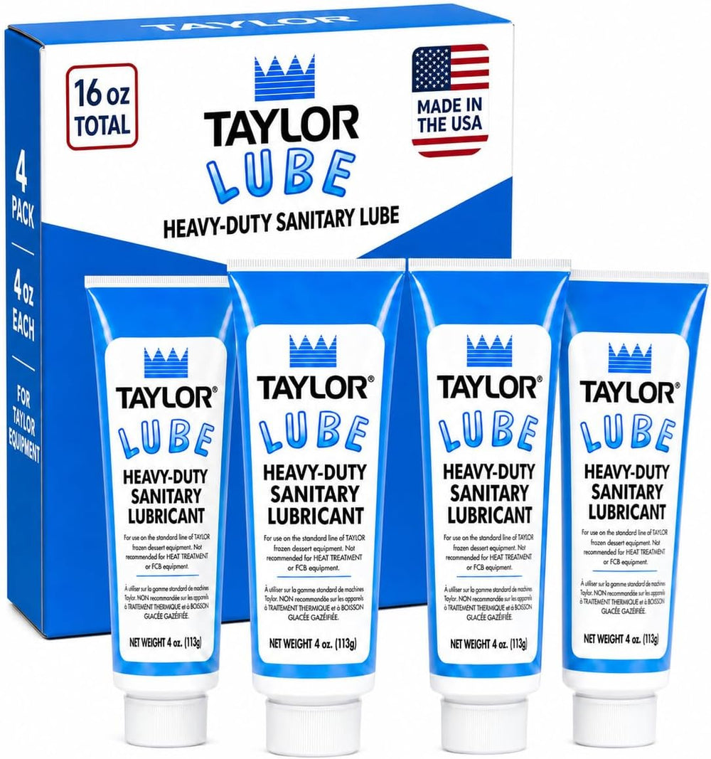 Taylor Blue Food Grade Sanitary Lubricant, 4 x 4oz Tubes, Pack Set