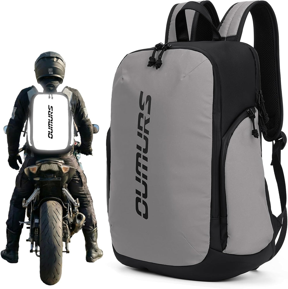 Oumurs Reflective Backpack 1800D Water-resistant Oxford Cloth Backpack Laptop...